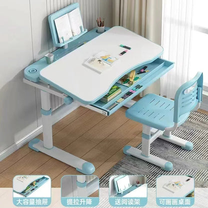 Bureau pour Enfant - BureauÉcolierErgonomique™- Bleu Ciel
