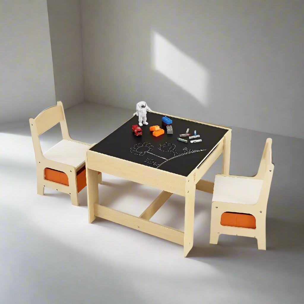Table pour Enfant - MeubleMultifonction™- Noir