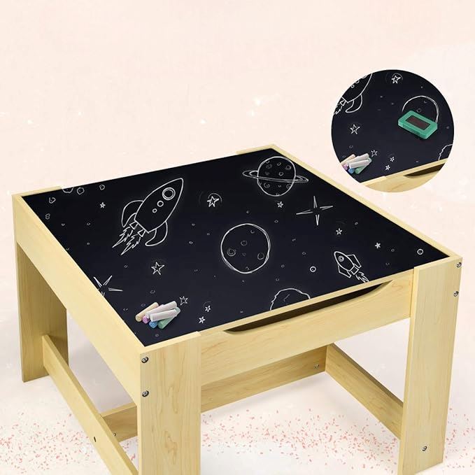 Table pour Enfant - MeubleMultifonction™- Noir